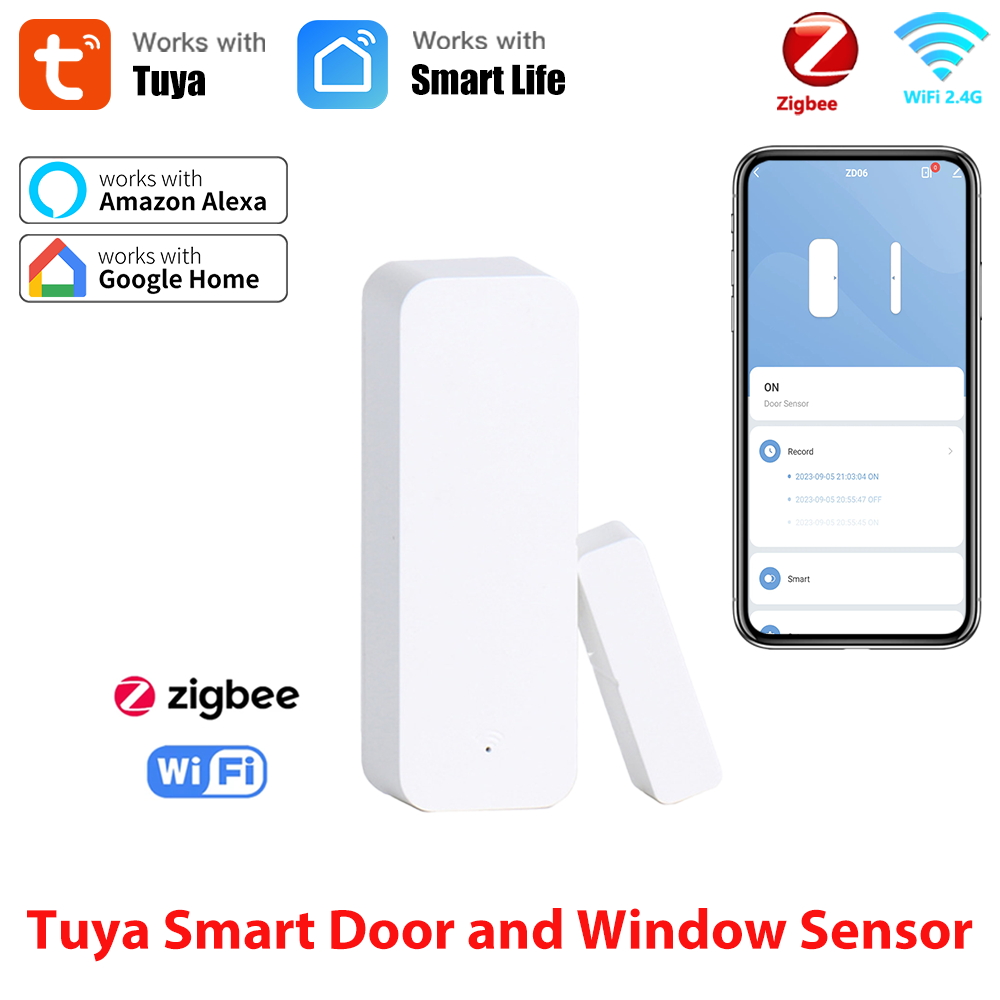 Smart Home Automation Kit - Tuya Smart WiFi/Zigbee Door Window Sensor