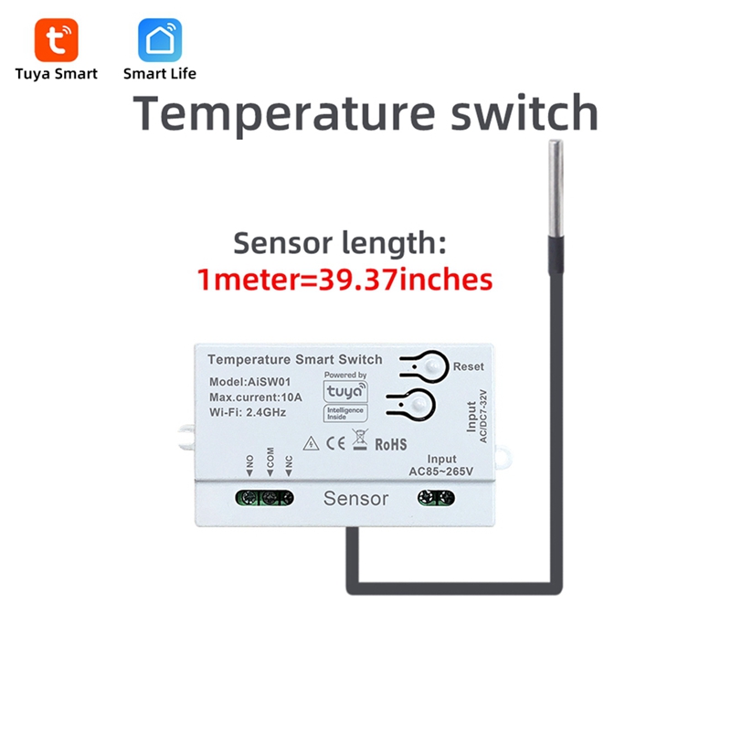 Tuya WiFi Temperature Switch S - Wifi Thermostat ulasan dan harga