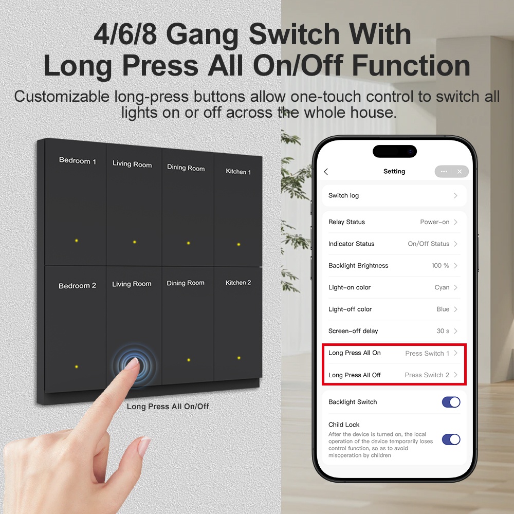 Manhot WIFI Smart DIY Name Swi - Smart Light Switch Wifi ulasan dan harga