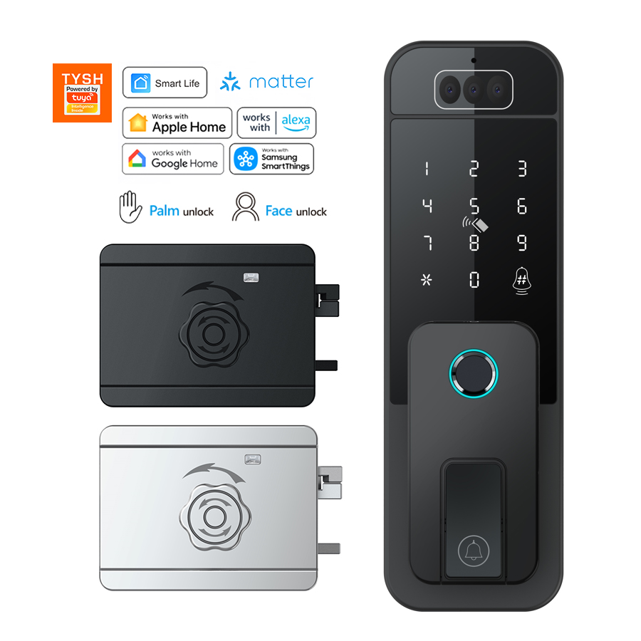 TYSH Matter Tuya Smart Rim Loc - Smart Door Lock Wifi ulasan dan harga