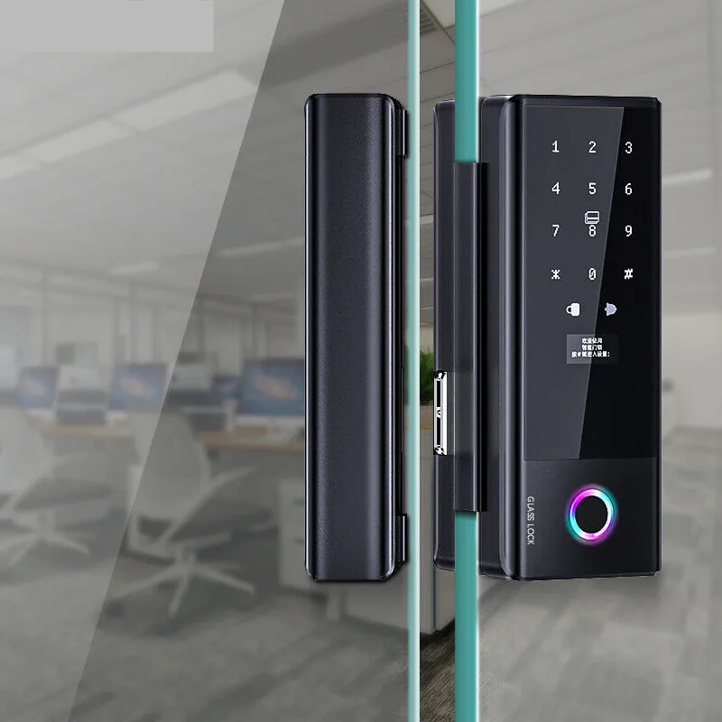 Ttlock Ble Glass Door Lock Sma - Smart Door Lock Wifi ulasan dan harga