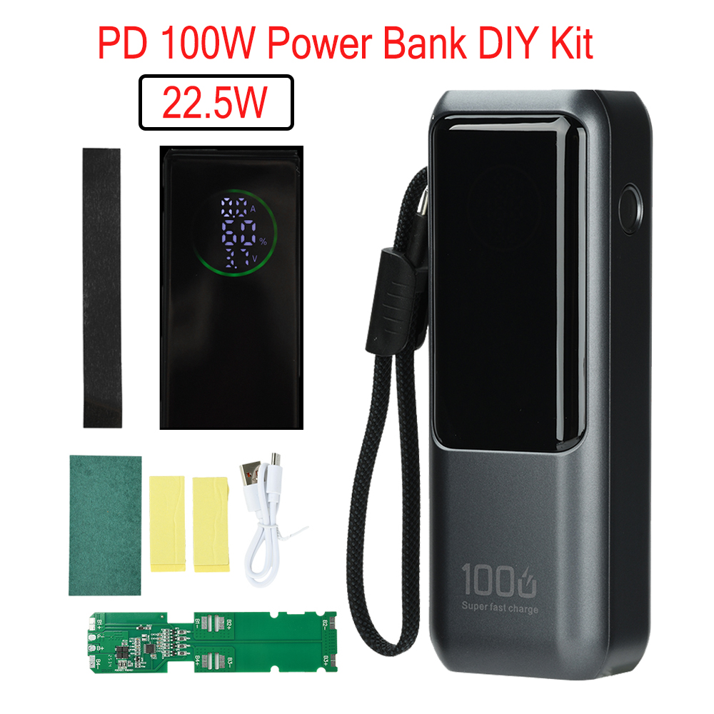 PD 100W Fast Charging Power Ba - Electronics Project Kit ulasan dan harga