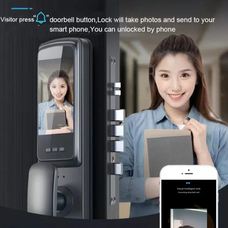 3D Face Recognition Smart Pass - Smart Door Lock Wifi ulasan dan harga