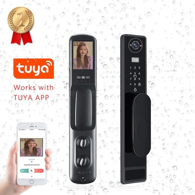Automatic TUYA Wifi Cat Eye Ca - Smart Door Lock Wifi ulasan dan harga