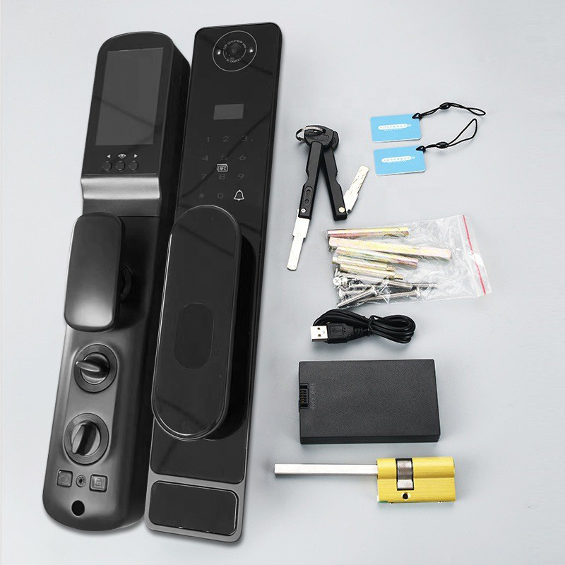 Automatic TUYA Wifi Cat Eye Ca - Smart Door Lock Wifi ulasan dan harga