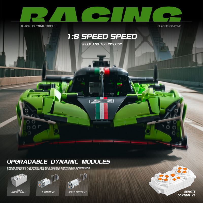 MOC Lamborghini SC63 WEC & IMS - Stem Robotics Kit ulasan dan harga