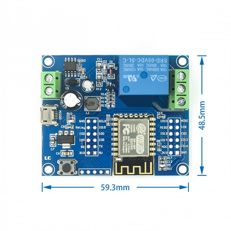 DC5-80V Power Supply ESP8266 W - Esp8266 Relay Module ulasan dan harga