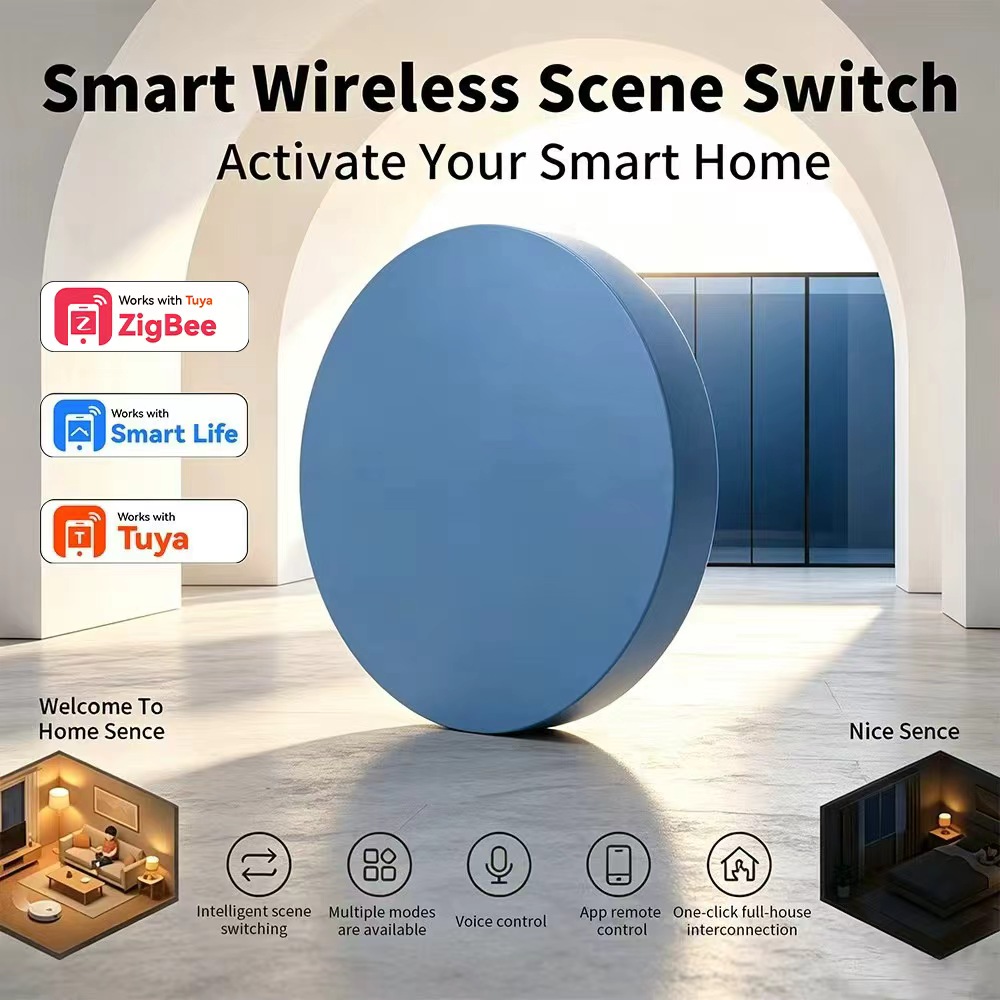 HIMOJO Zigbee Smart Scene Push - Smart Home Automation Kit ulasan dan harga