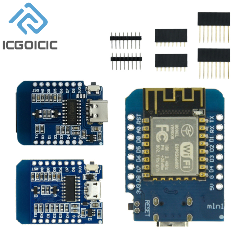 D1 Mini-Mini NodeMcu 4M Bytes  - Esp8266 Relay Module ulasan dan harga
