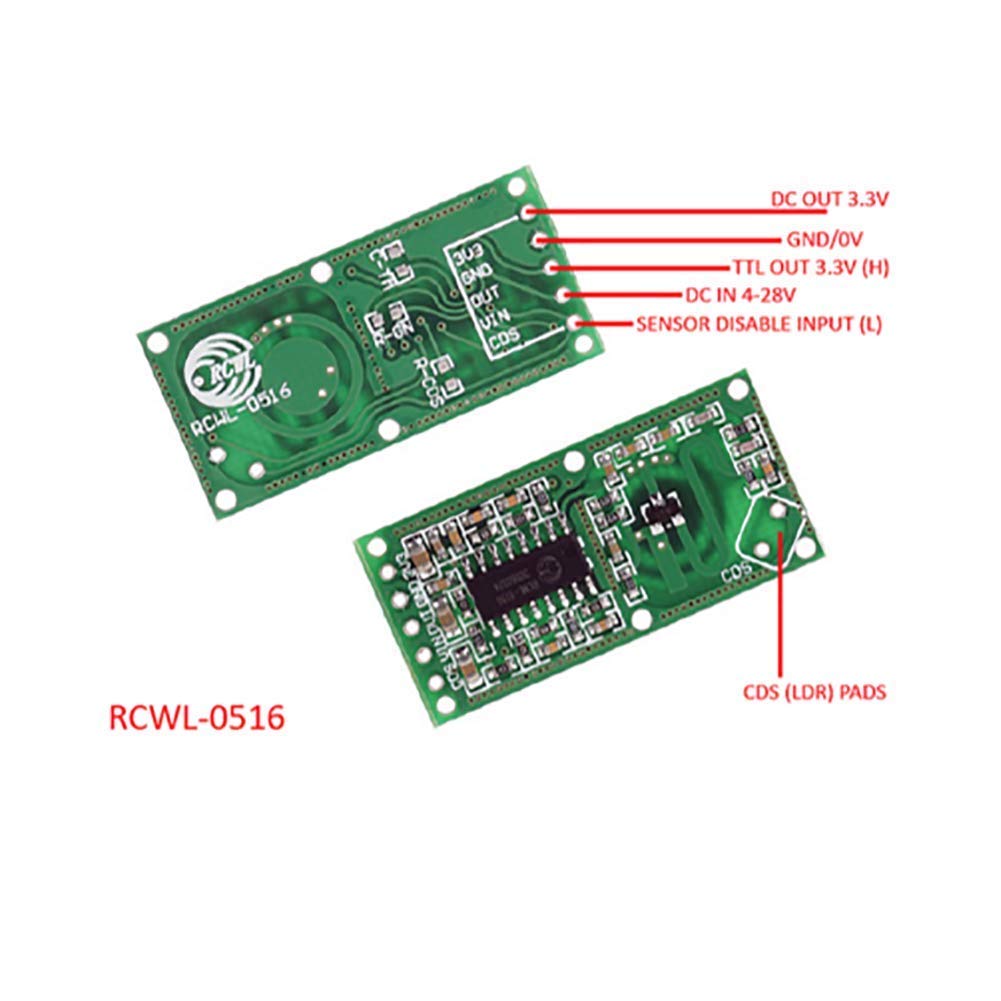 5PCS RCWL-0516 Motion Detectio - Esp8266 Relay Module ulasan dan harga