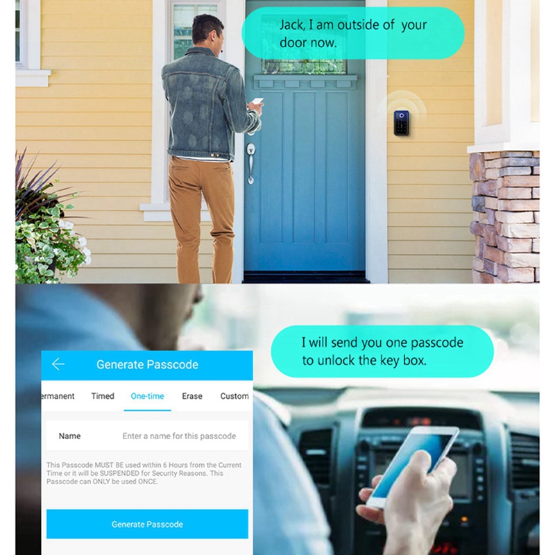 【Hot Cake】10X Smart Key Lock B - Smart Door Lock Wifi ulasan dan harga